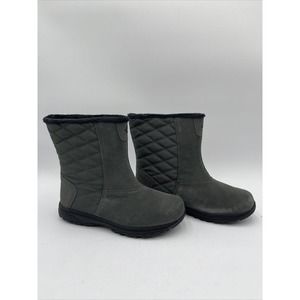 NWOB Columbia Womens Ice Maiden Slip Iii Snow Shoe, Gravel/Black Size 8.5